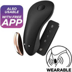 Satisfyer Little Secret – Waterproof Remote-Controlled Silicone Panty Vibrator 3.25 Inches > Sex Toys For Ladies > Panty Vibes
