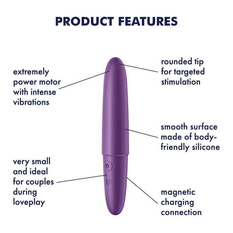 Satisfyer Ultra Power Bullet 6 Bullet Vibrator Purple