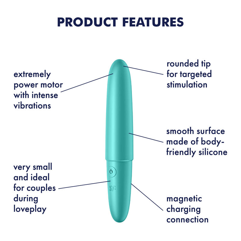 Satisfyer Ultra Power Bullet 6 – USB Rechargeable Bullet Vibrator > Vibrators > Mini Vibrators