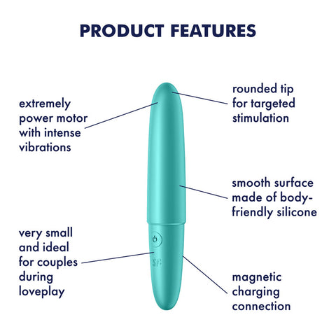 Satisfyer Ultra Power Bullet 6 – USB Rechargeable Bullet Vibrator > Vibrators > Mini Vibrators