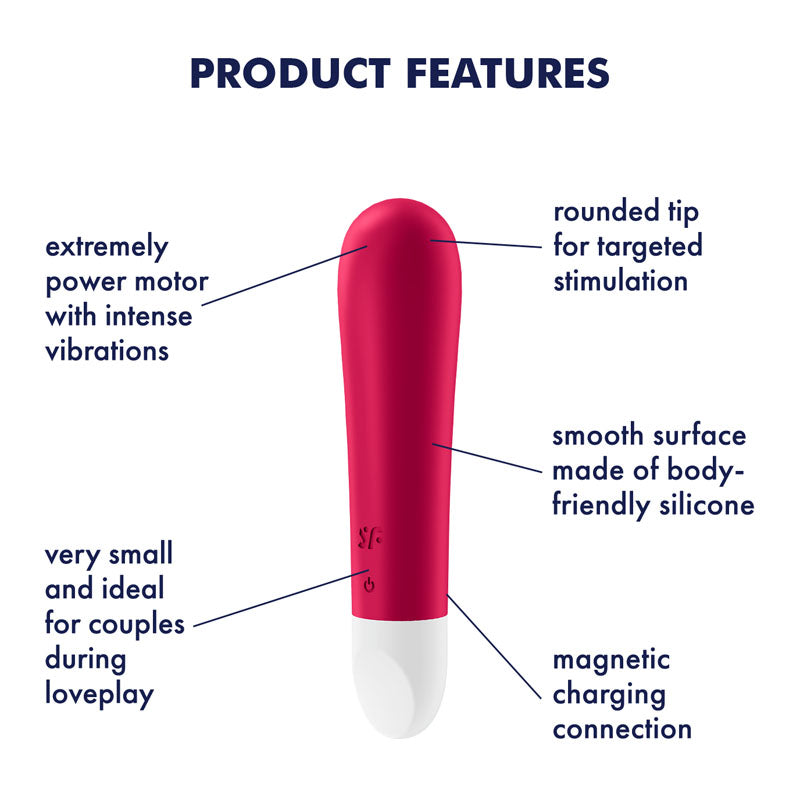 Satisfyer Ultra Power Bullet 1 USB Rechargeable Silicone Bullet Vibrator Secondary image