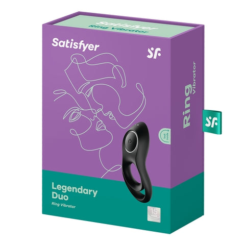 Satisfyer Legendary Duo Cockring Black > Sex Toys > Couples Toys