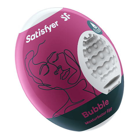 Satisfyer Masturbator Egg Bubble Compact Pleasure Device > Sex Toys For Men > Masturbators Cup