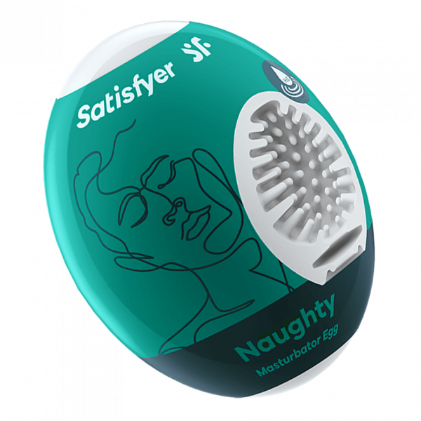 Satisfyer Masturbator Egg Naughty Compact Pleasure Device > Sex Toys For Men > Masturbators Cup