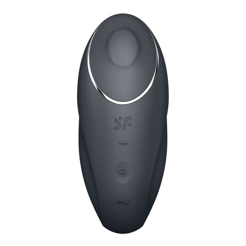 Satisfyer Tap & Climax 1 - Grey Lay-On Vibrator 8.6 Inch > Vibrators > Vibrating Pads