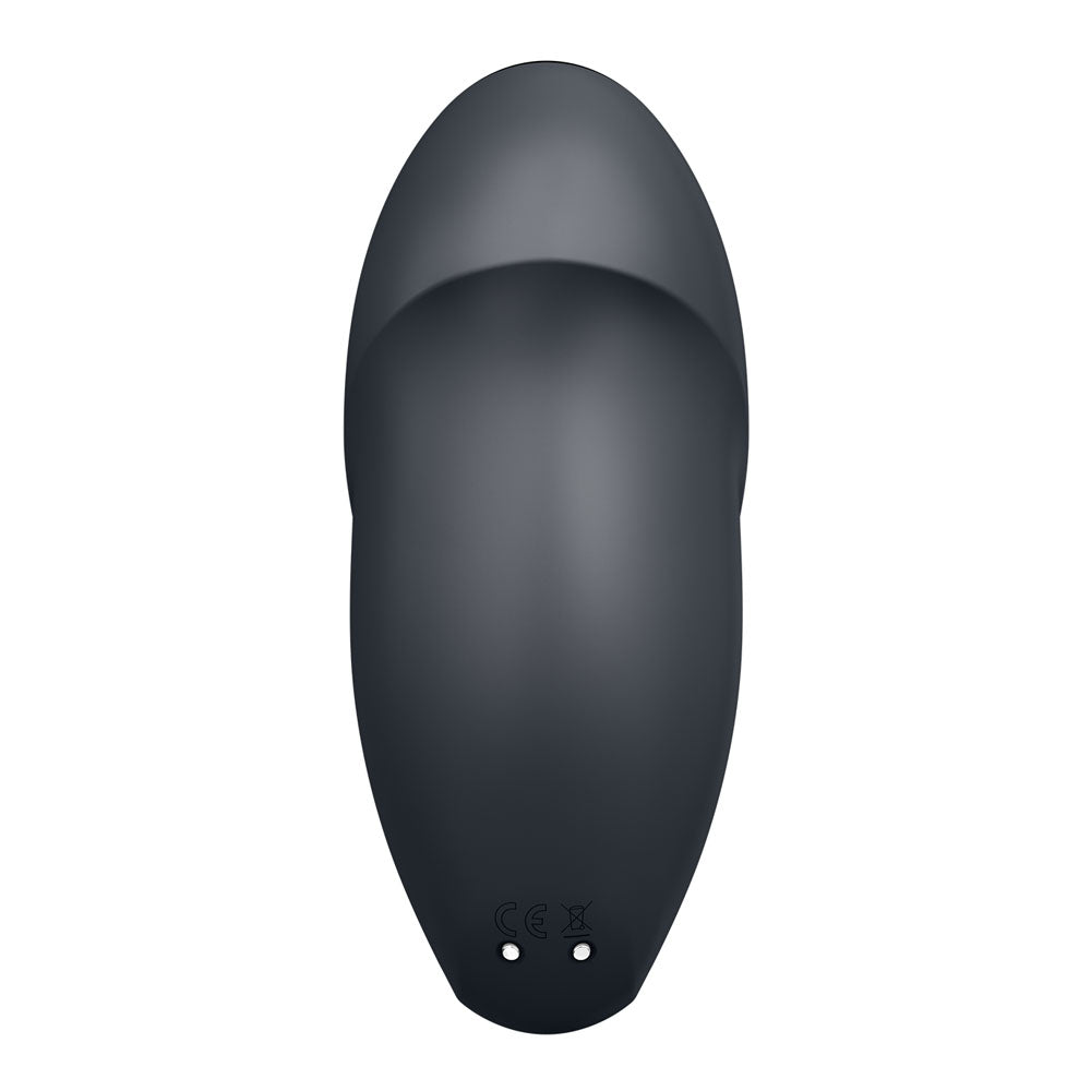 Satisfyer Tap & Climax 1 - Grey Lay-On Vibrator 8.6 Inch > Vibrators > Vibrating Pads