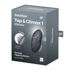 Satisfyer Tap & Climax 1 - Grey Lay-On Vibrator 8.6 Inch > Vibrators > Vibrating Pads