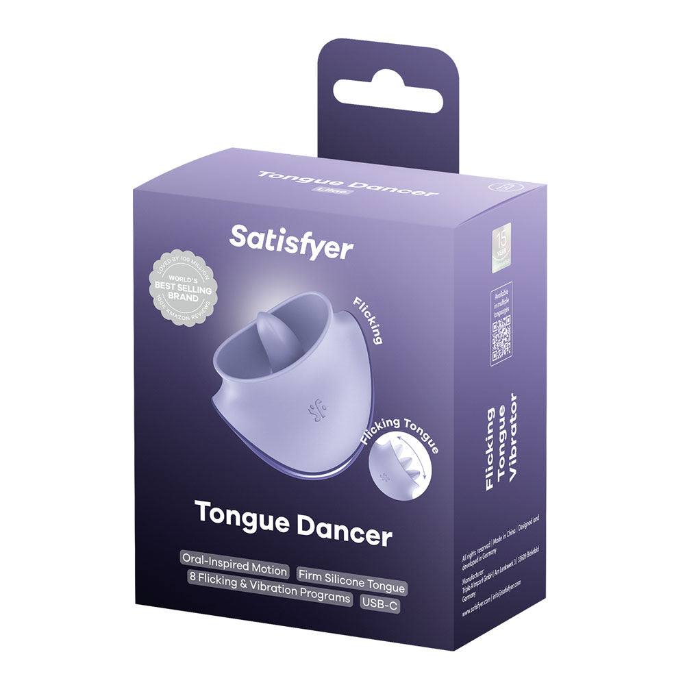 Satisfyer Tongue Dancer – USB Rechargeable Flicking Stimulator > Sex Toys For Ladies > Air Pulsation