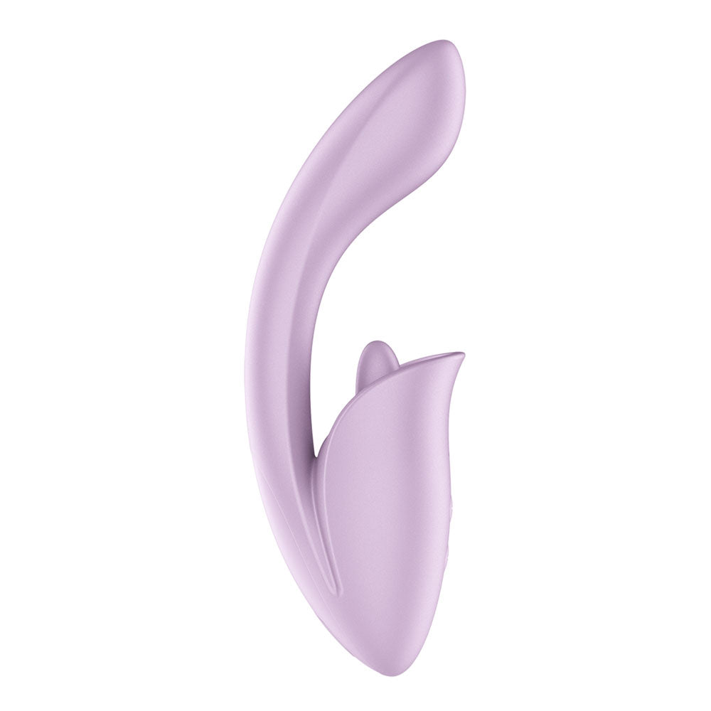 Satisfyer Tongue Expert (Violet) – USB Rechargeable 18 cm Silicone Vibrator > Sex Toys For Ladies > Clitoral Vibrators and Stimulators Main image