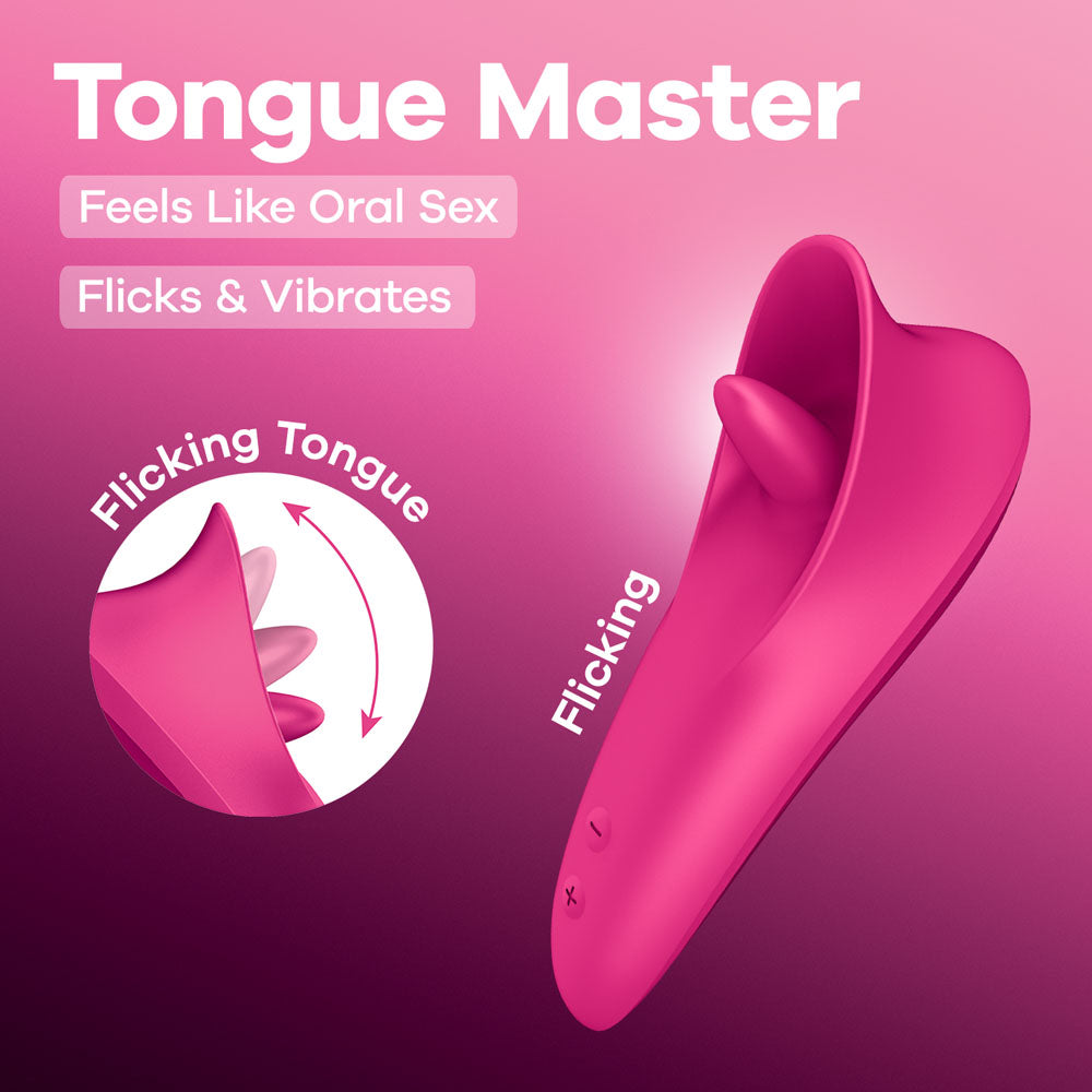 Satisfyer Tongue Master – USB Rechargeable 14.4 cm Clitoral Stimulator Secondary image