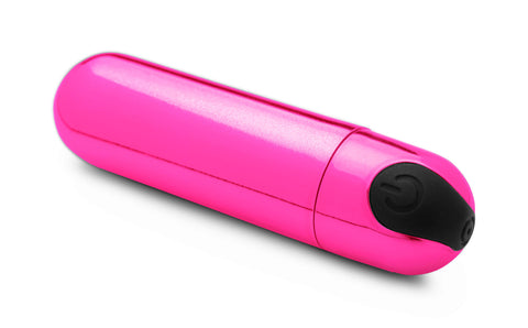 Bang! 10X Vibrating Metallic Bullet - USB Rechargeable Bullet Pink BULLETS