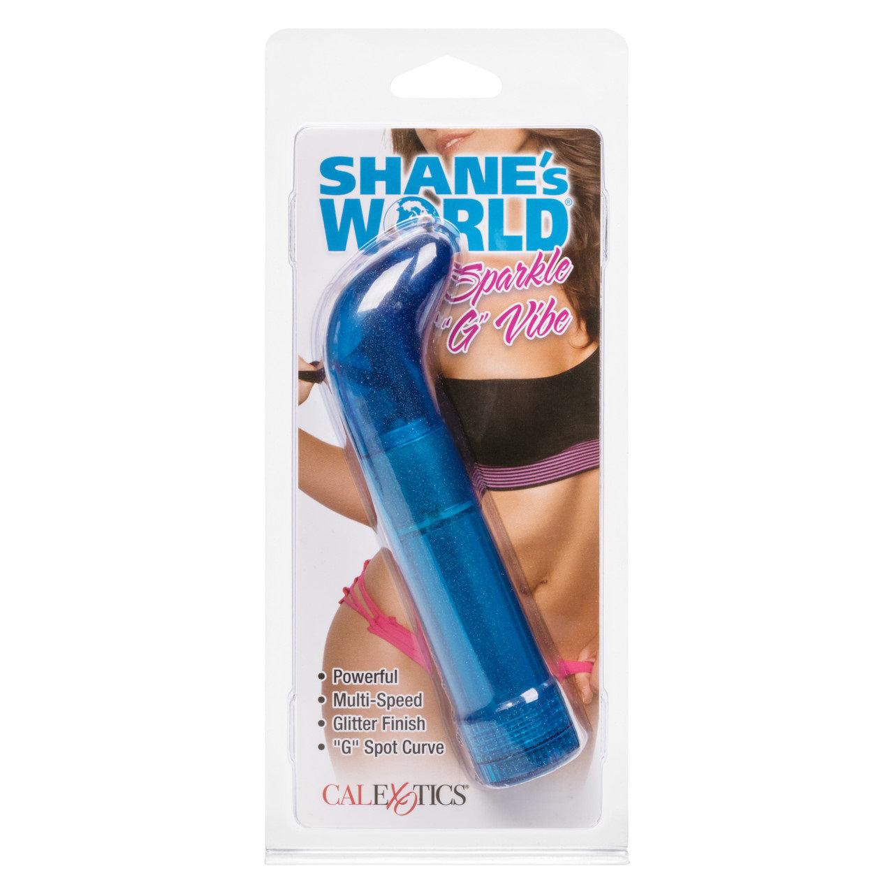 Shanes World Sparkle Blue G-Spot Vibrator Personal Massager Vibrators