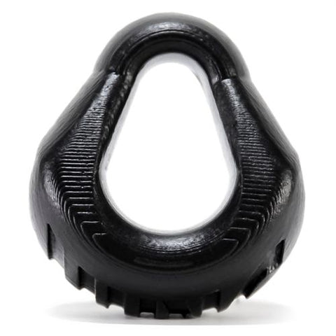 Hung Padded Cockring Oxballs - Black Black COCK RINGS Sling