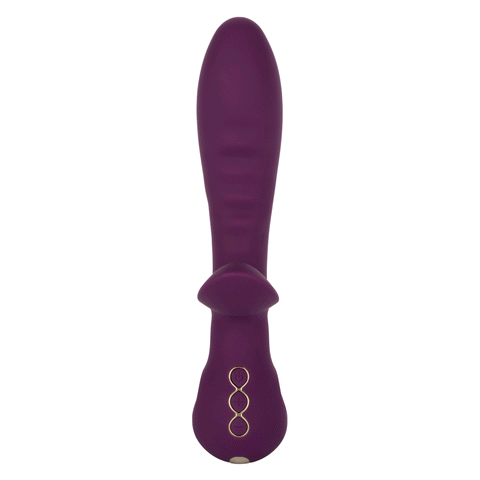 Obsession Lover Turbo-Charged Dual Vibrator in Purple with 10 Vibration Functions and Waterproof Silicone Design Vibrators