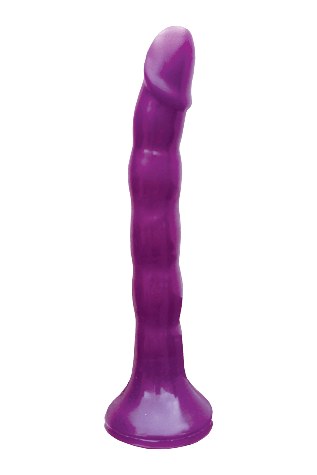 Wet Dreams Skinny Me Purple Strap-On Dildo for Adults Purple ANAL TOYS