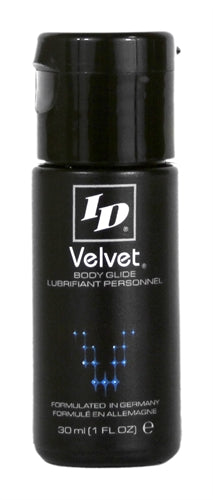 ID Velvet Silicone-Based Lubricant 1oz – Travel-Ready Silicone Lubricant > Lube > Silicone