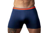 Soo Cumfy Boxer Brief – Men's Modal Moisture-Wicking Underwear Small Blue Small > Clothes > Mens Briefs