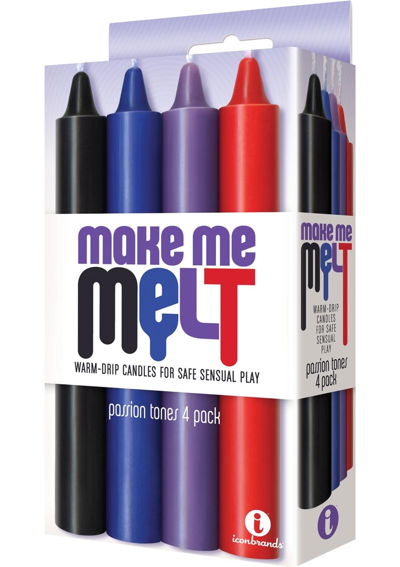 Make Me Melt Warm Drip Candles – Paraffin Moderate Melt 4 Pack > Candles > Drip