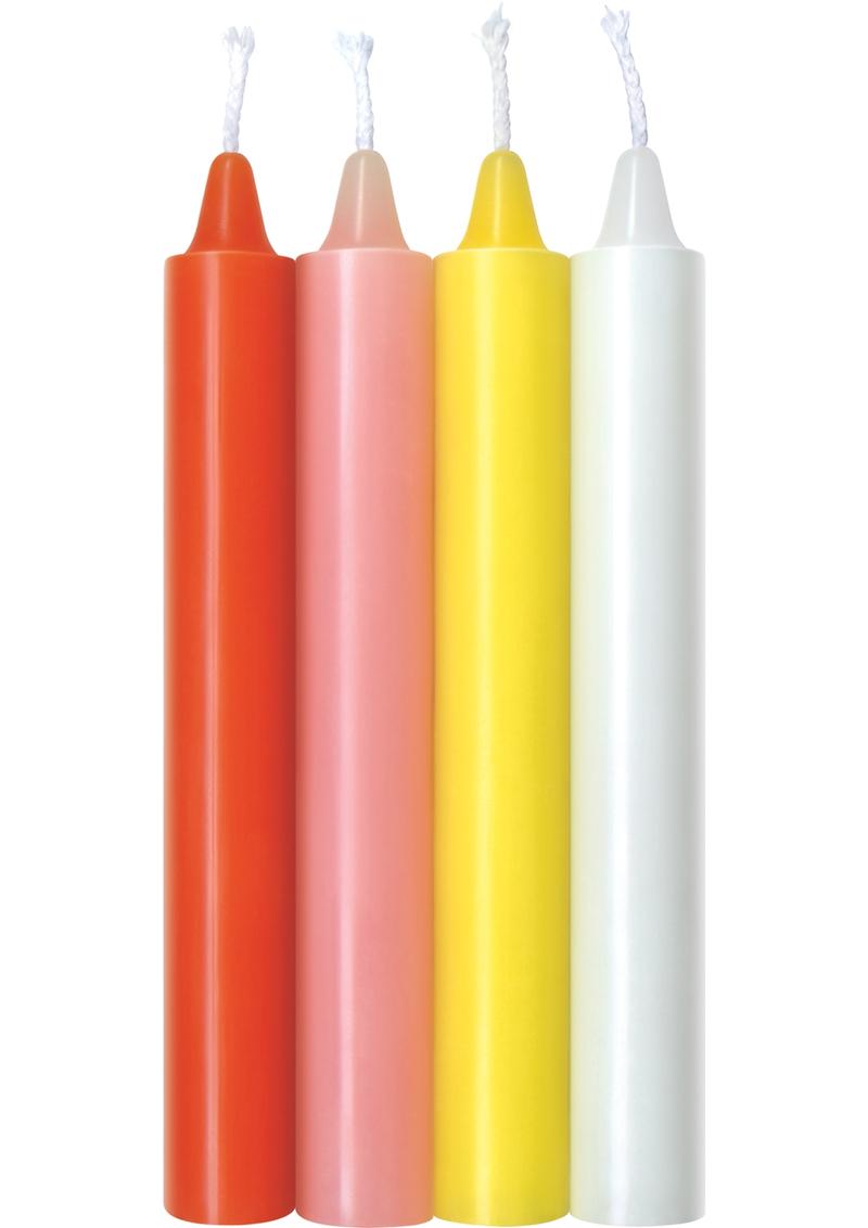 Make Me Melt Warm Drip Candles – Paraffin Moderate Melt 4 Pack > Candles > Drip