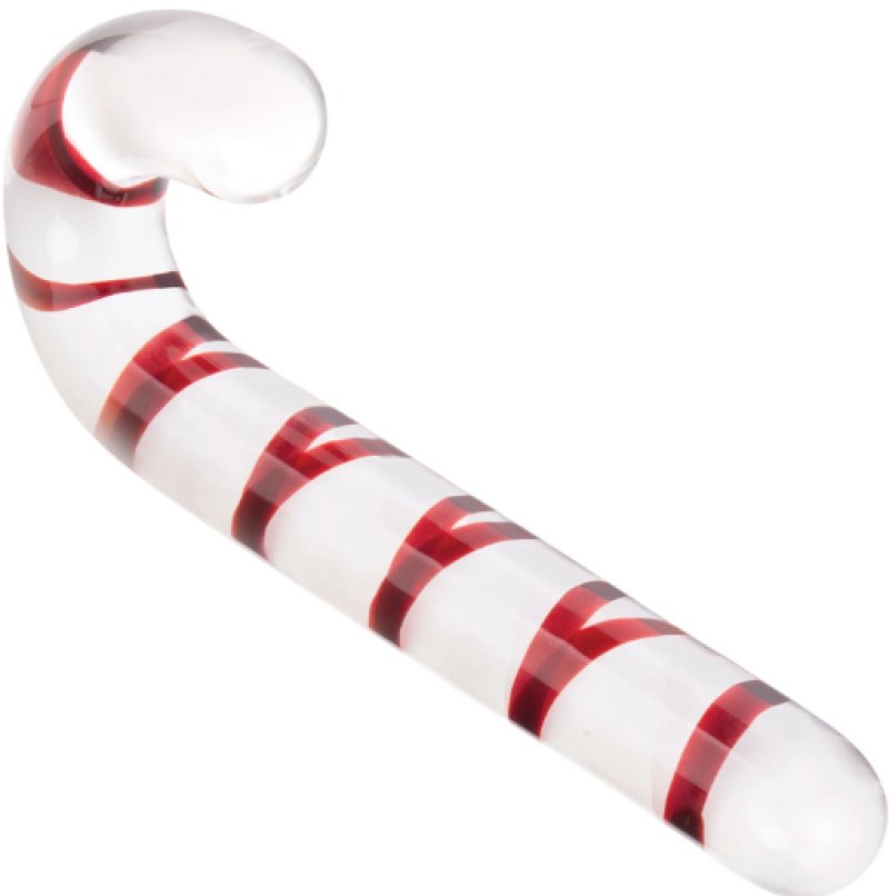 Candy Cane Dream 7.5 Inch – Glass Dildo > Glass > Dildos