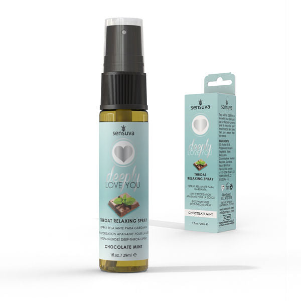 Sensuva Deeply Love You Throat Relaxing Spray Chocolate Coconut > Lube > Oral Gels & Sprays