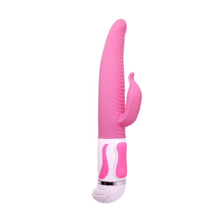 Pretty Love Antonie Twisting Rabbit Vibrator in Pink Silicone Vibrators