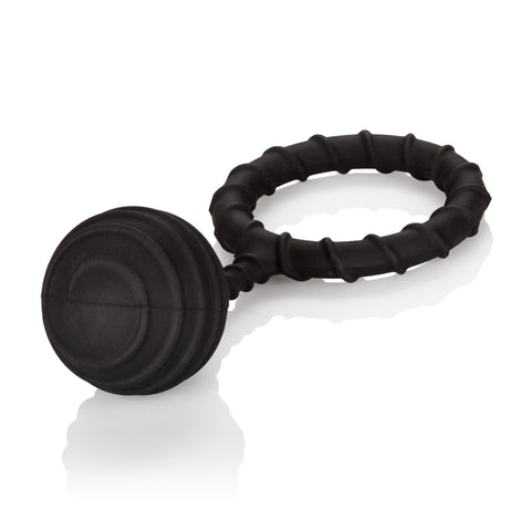 Colt Weighted Ring XL Black Silicone Stretchy Cock Ring with Weighted Ball COCK RINGS Sling
