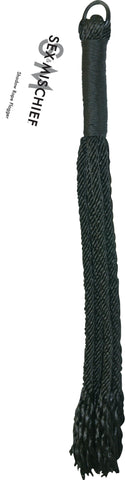 Sex and Mischief Shadow Rope Flogger for Intimate Play and Tease