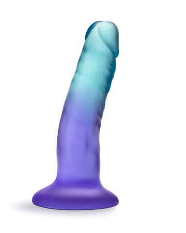 B Yours Morning Dew 5 Inch Dildo with Suction Cup Base Sapphire DONGS
