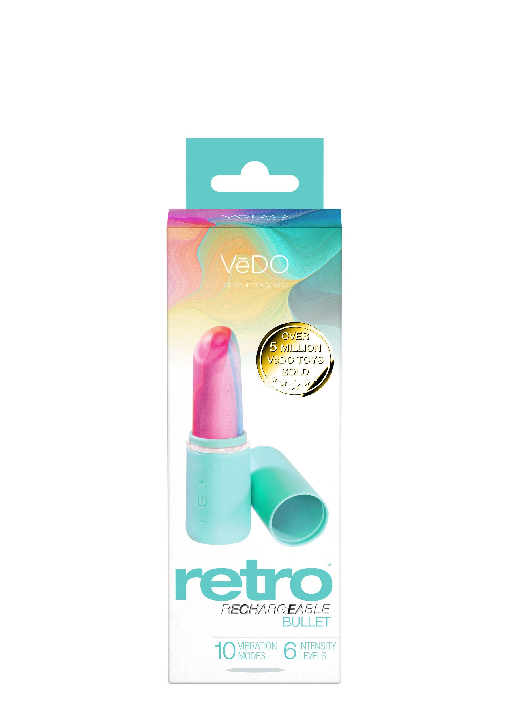 VeDO Retro Bullet Vibrator with 10 Vibration Modes > Vibrators > Mini Vibrators