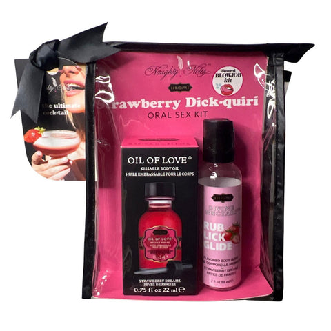 Kama Sutra Strawberry Oral Sex Kit with Flavored Lubricant > Lube > Flavoured