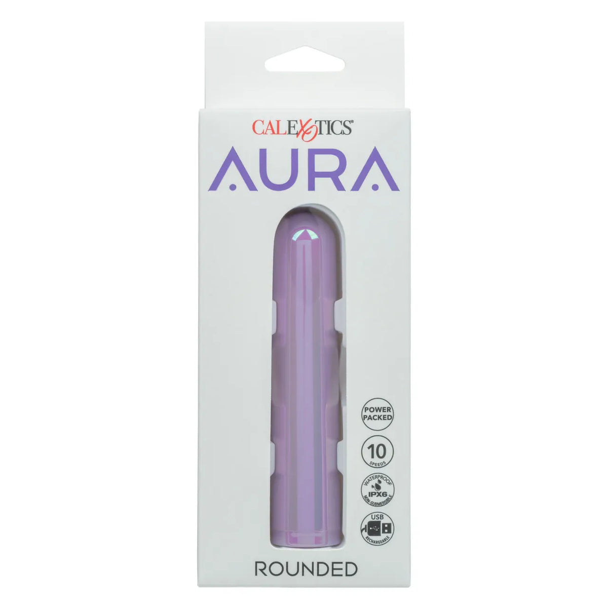 Aura Rounded Stimulator – Waterproof USB Rechargeable Vibrator with 10 Speeds > Vibrators > Mini Vibrators