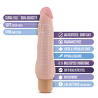 Au Naturel Fabien Realistic Vibrating Dildo 9 Inch > Vibrators > Realistic Vibrators