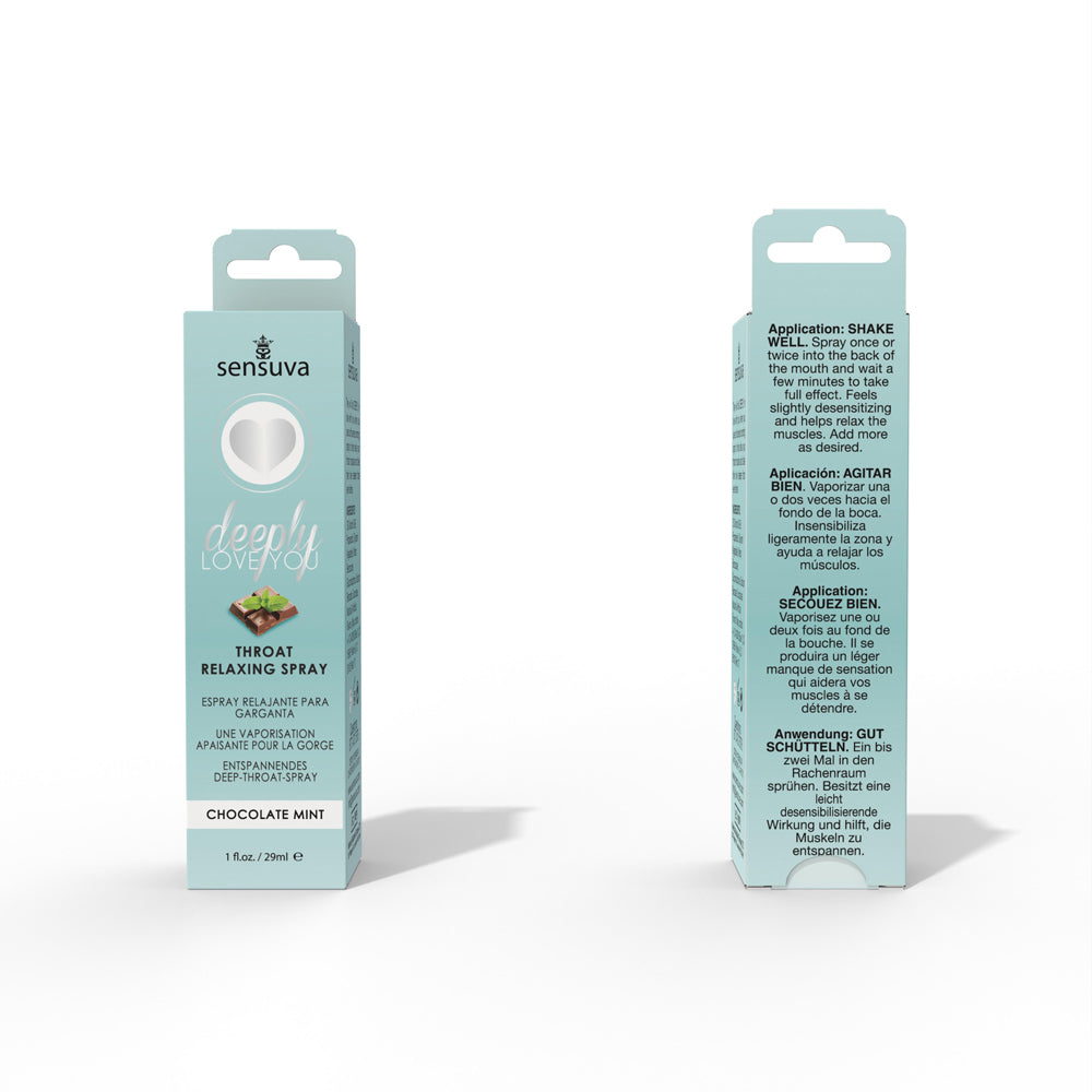 Sensuva Deeply Love You Throat Spray – Chocolate Mint Flavored Oral Relaxing Spray