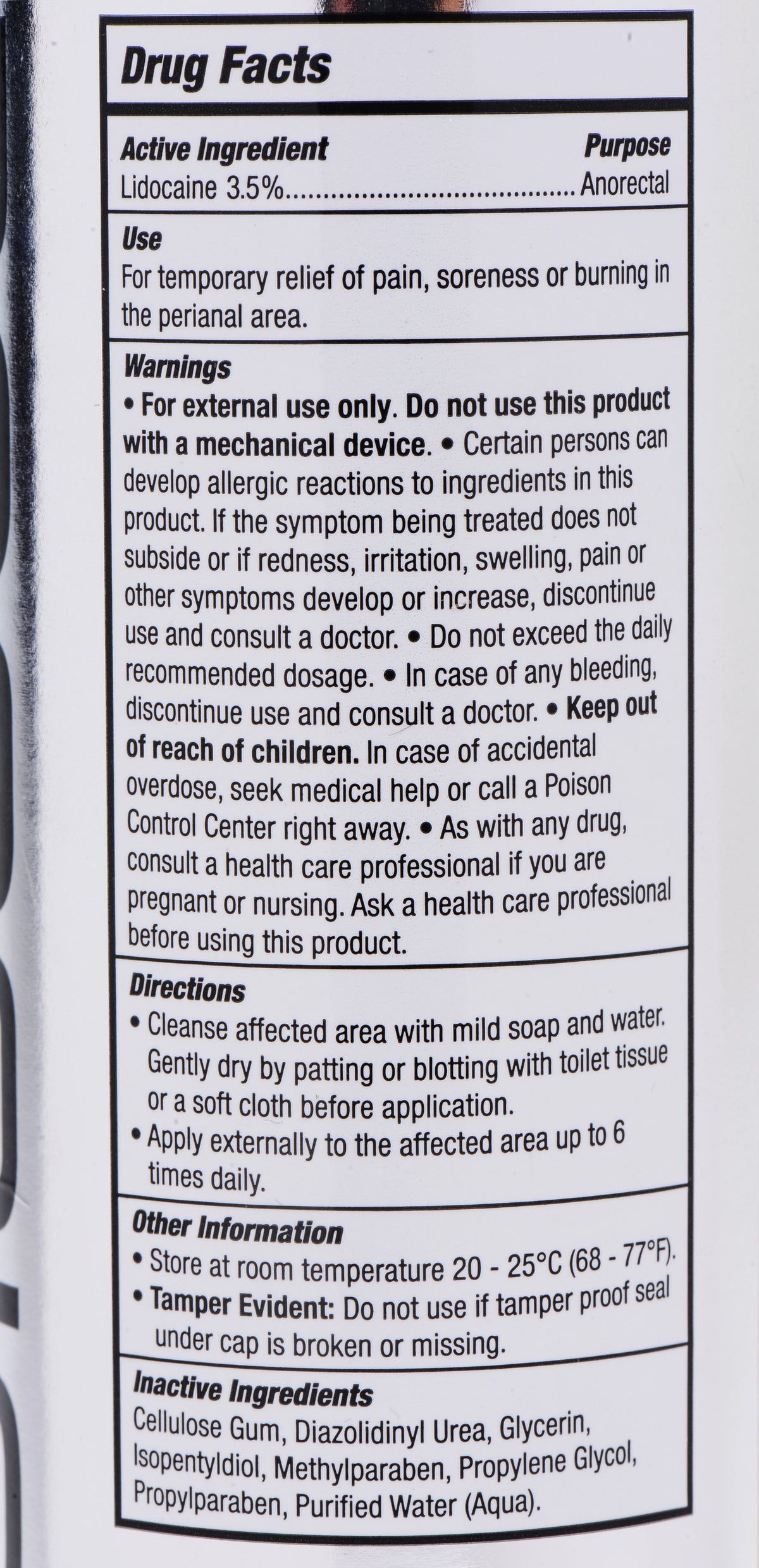 Passion Anal Desensitizing Lubricant with 3.5 Percent Lidocaine Default Title > Lube > Anal