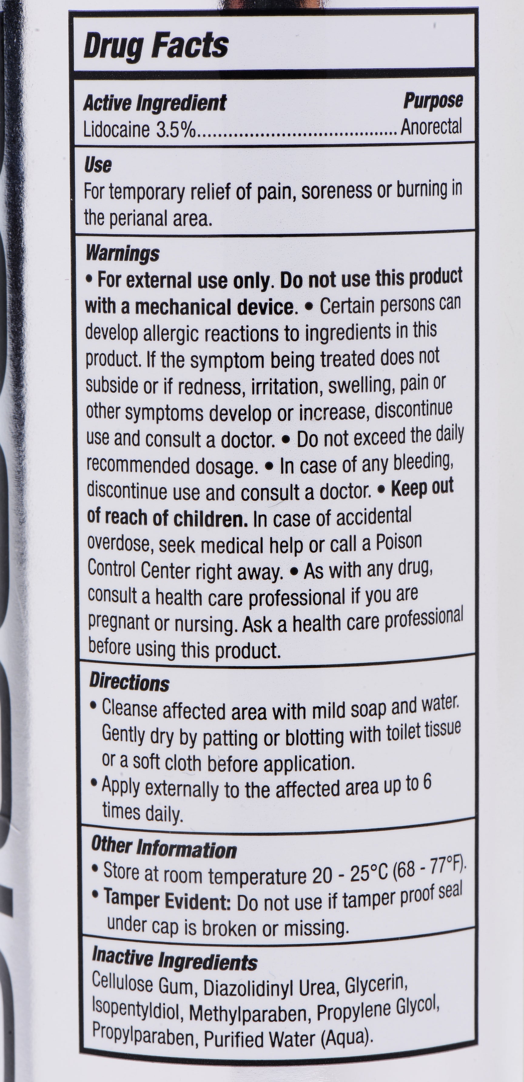 Passion Anal Desensitizing Lubricant with 3.5 Percent Lidocaine Default Title > Lube > Anal