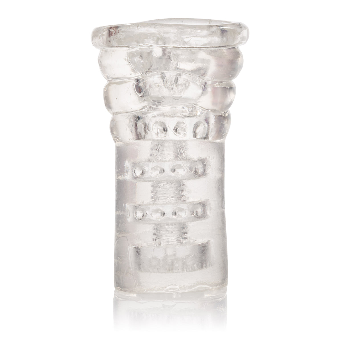 Sue Johanson Head Honcho Male Masturbator with Suction Chambers Gold Strokers - Manual