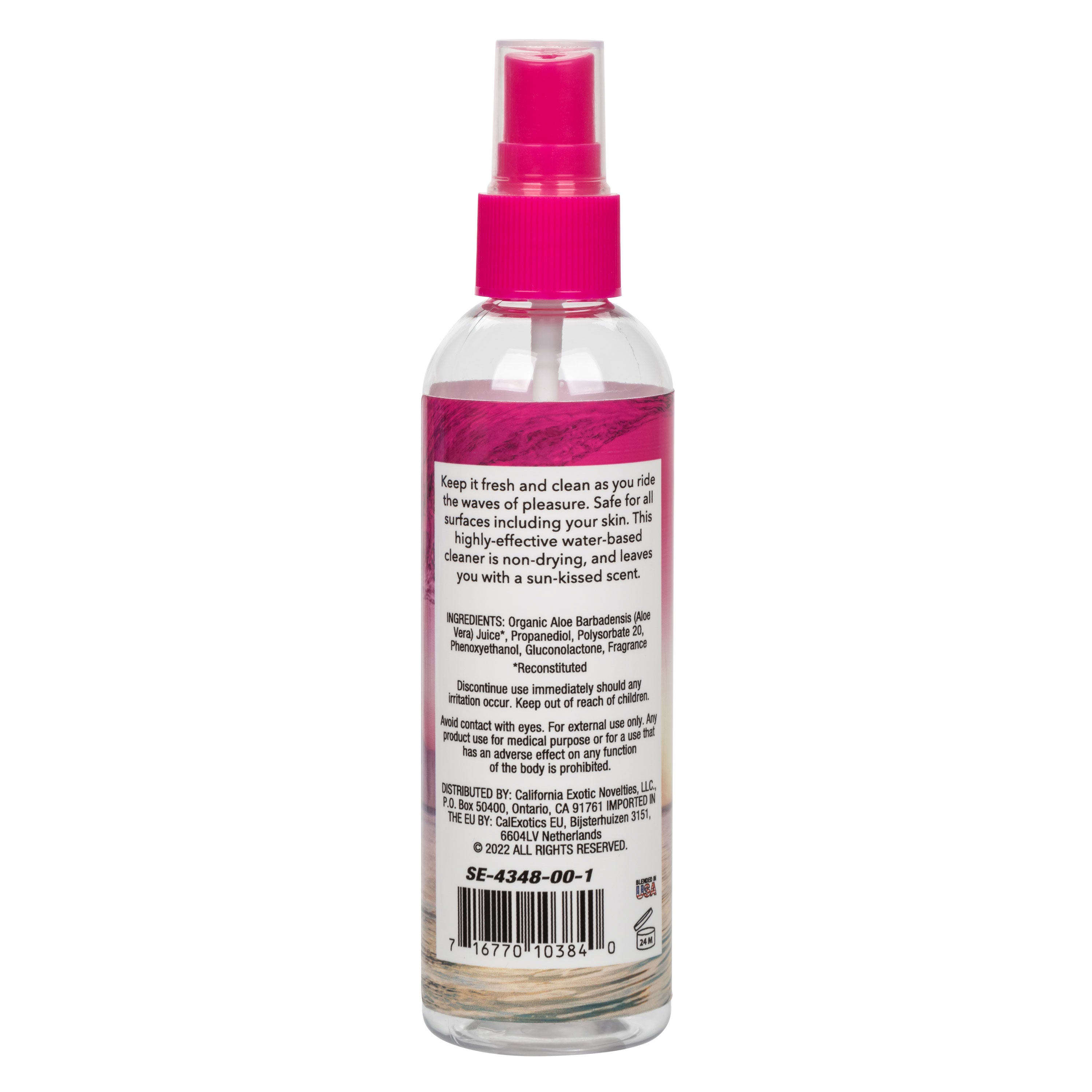 California Dreaming Summer Breeze Toy Cleaner 4oz with Tropical Scent Toy Cleaners