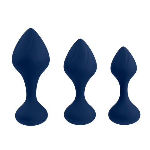Playboy Pleasure Tail Trainer Butt Plugs Set of 3 Sizes > Anal Range > Butt Plug Kits