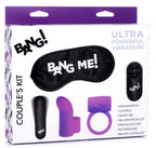 Bang Couple's Kit (Purple) – Silicone Couples Toy Set with Vibrating Bullet and Accessories > Sex Toys > Couples Toys