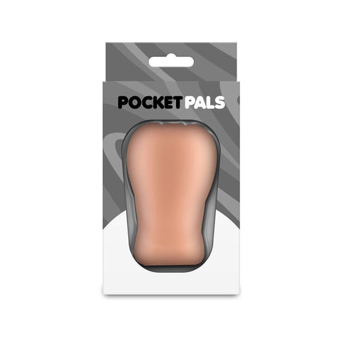 NS Novelties Pocket Pals (Brown) – Body-Safe Anal Stroker Strokers - Manual