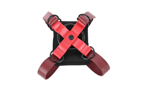 S&M Exs & Ohs Cross Cuffs - /Black Restraints > Bondage Gear > Restraints