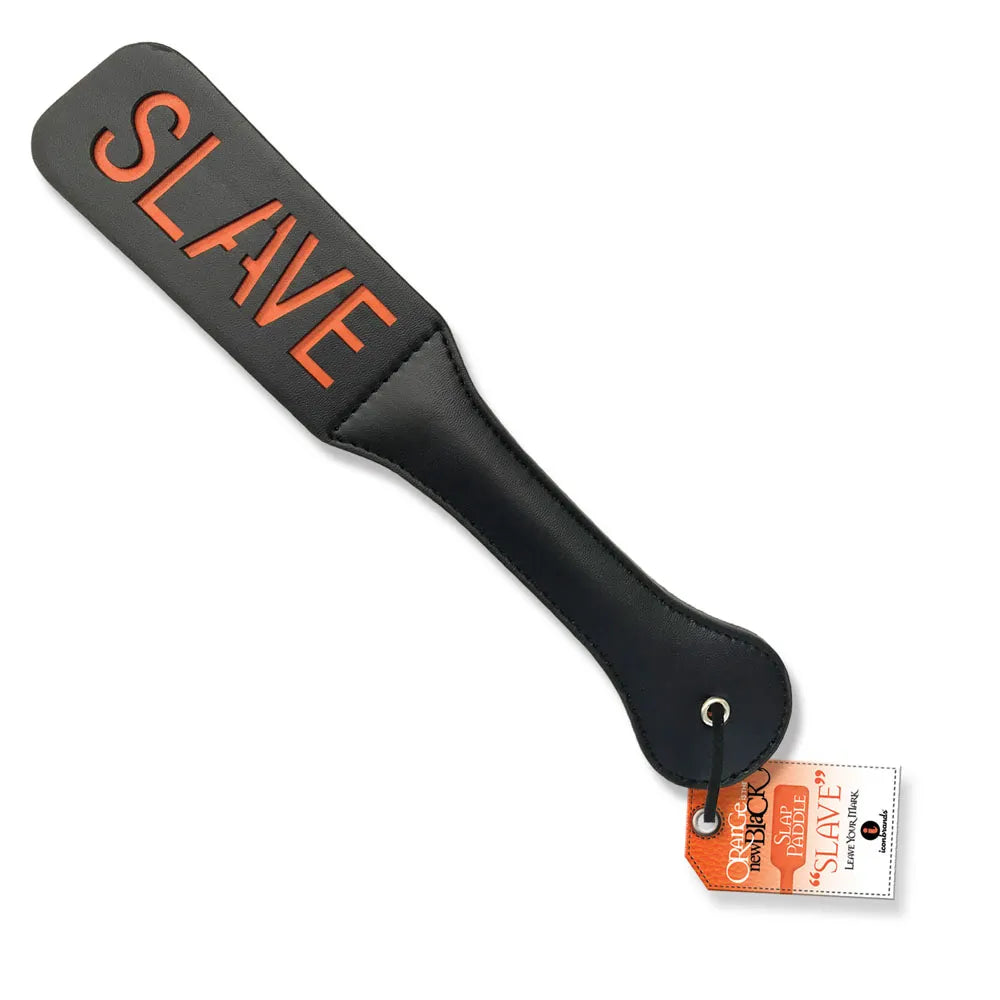 Orange Is the New Black Slave Slap Paddle Black > Bondage Gear > Paddles