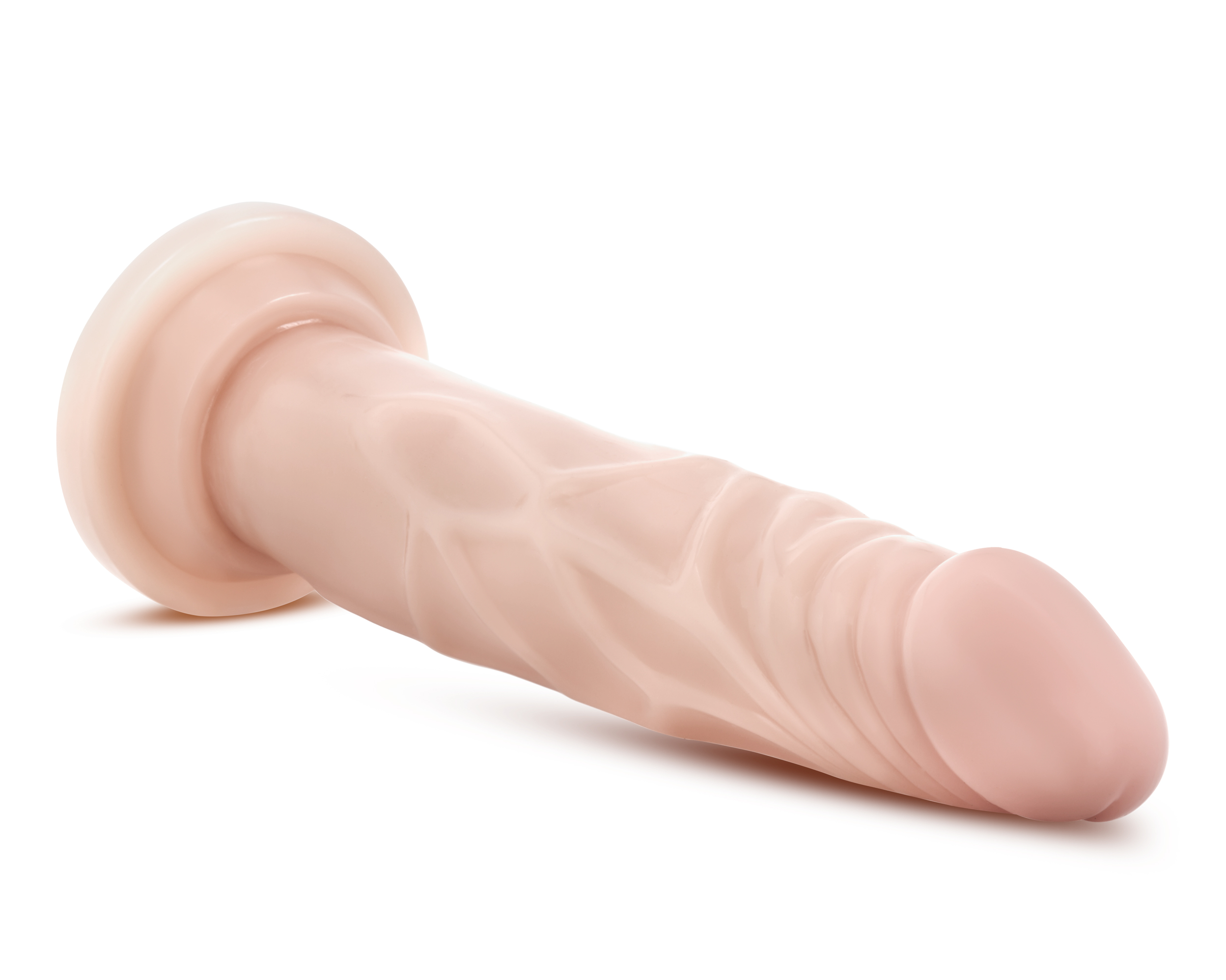 Dr Skin Silicone 7 Inch Realistic Dong with Suction Cup Vanilla Dongs Realistic