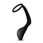 Blush Anal Adventures Platinum Silicone Cock Ring Plug Anatomical Design Male Toy > Anal Range > Prostate Plugs