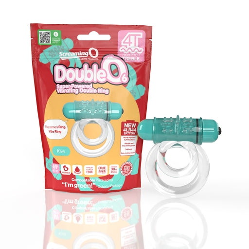 DoubleO 6 Vibrating Ring – 4T Motor Powerful Treble Vibration Ring > Cock Ring > Vibrating