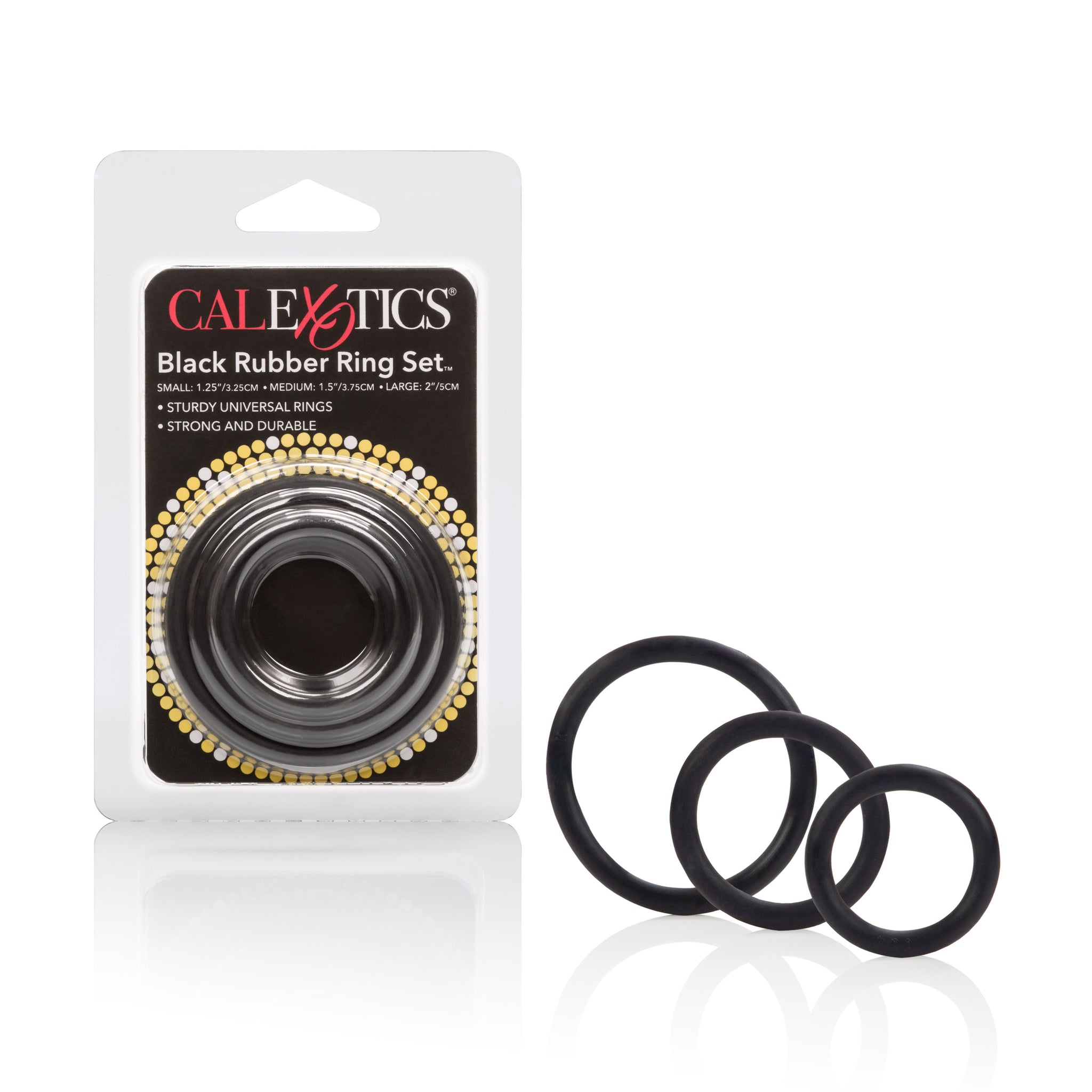 3 Piece Rubber Ring Set – Durable Elastic Cock Ring Set > Cock Ring > Sets