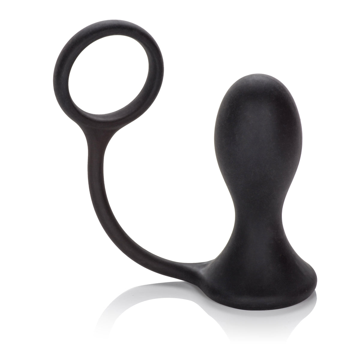 Dr Joel Kaplan Silicone Prostate Probe and Support Ring Black > Anal Range > Prostate Plugs