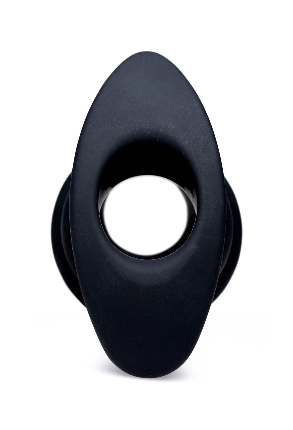 Hive Medium Silicone Ribbed Hollow Anal Plug for Pleasure Butt Plugs - Hollow
