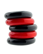 Jacker 5-Stack Five-Pack Tube Super-Strong Cockrings > Cock Ring > Sets